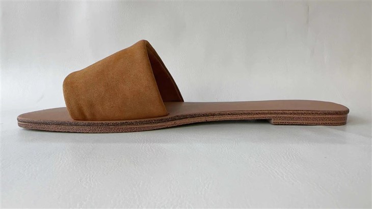 Summer fluffy slippers side diagram manufacture